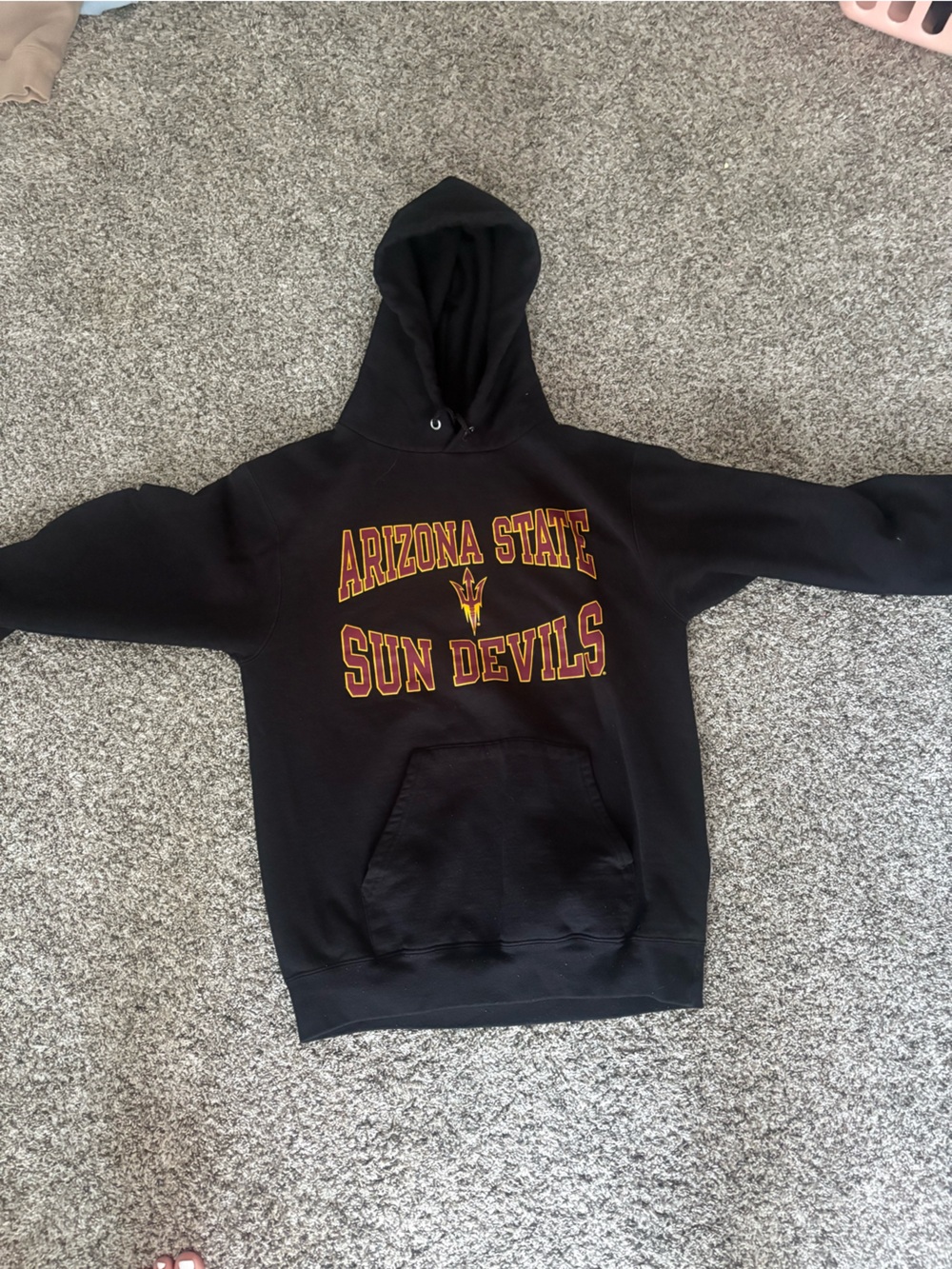 Arizona State Sun Devils Black Pullover Hoodie